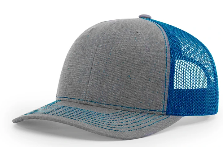 Boné LOX CAPS CINZA / ROYAL, modelo 100