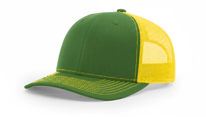 Boné LOX CAPS VERDE / AMARELO, modelo 100